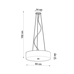 Hanglamp Skala Zwart Ø50cm - Giga Meubel