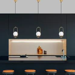 Hanglamp Skew Goud