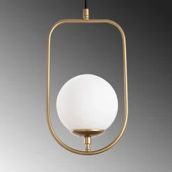 Hanglamp Skew Goud