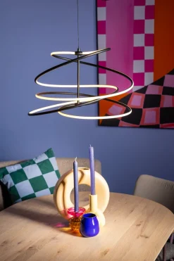 Hanglamp Slinger Zwart Ø52cm - Giga Meubel