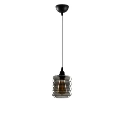 Hanglamp Smoked Tube Zwart