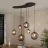 Hanglamp Stellar Black 6-Lichts - Giga Meubel