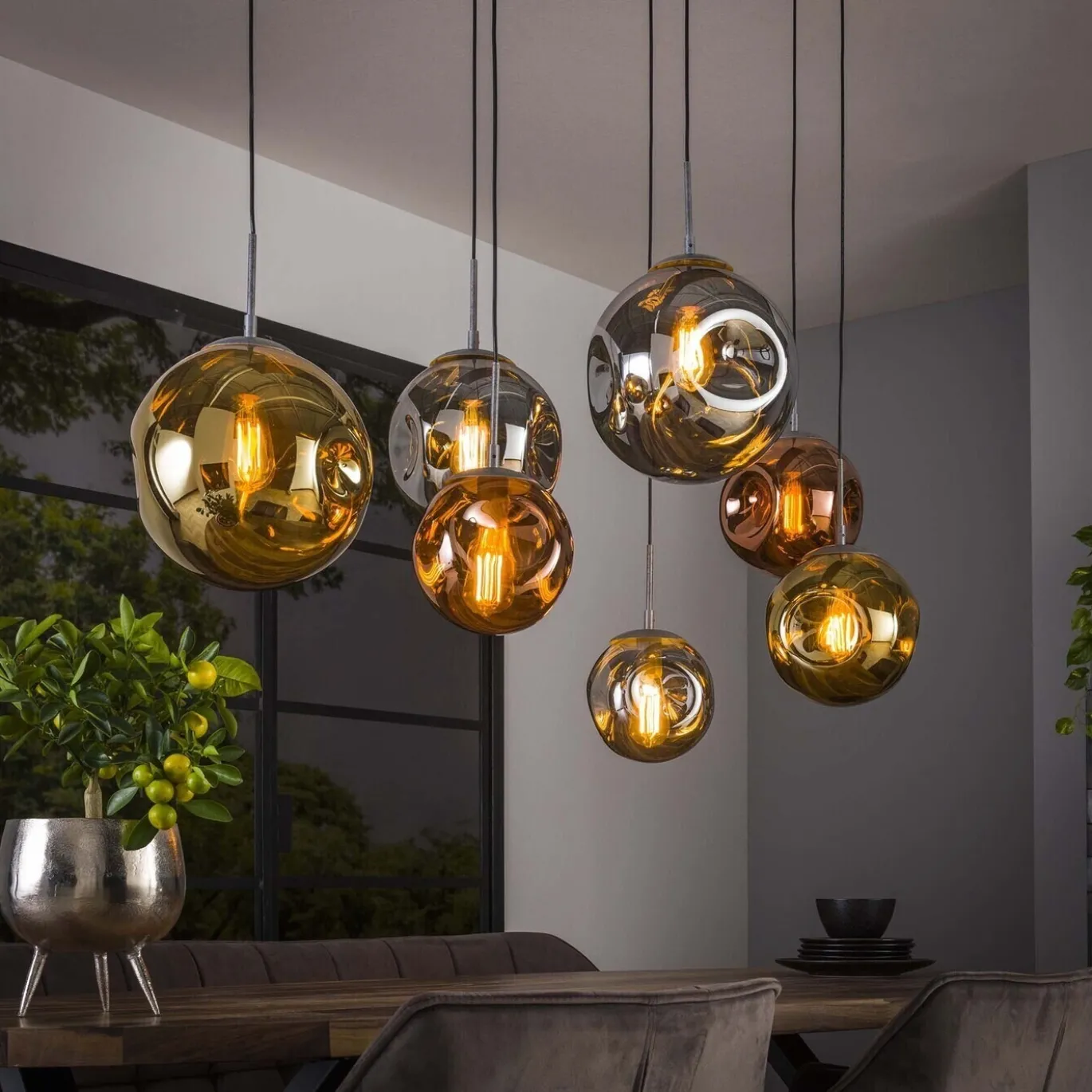 Hanglamp 4+3 Stellar - Giga Meubel