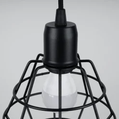 Hanglamp Suba 3-Lichts Getrapt Zwart - Giga Meubel