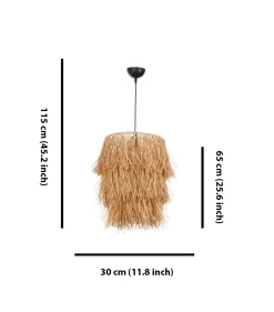 Hanglamp Tassel Naturel