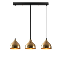 Hanglamp Tattoo 3-Lichts Brass