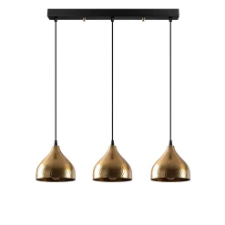 Hanglamp Tattoo 3-Lichts Brass