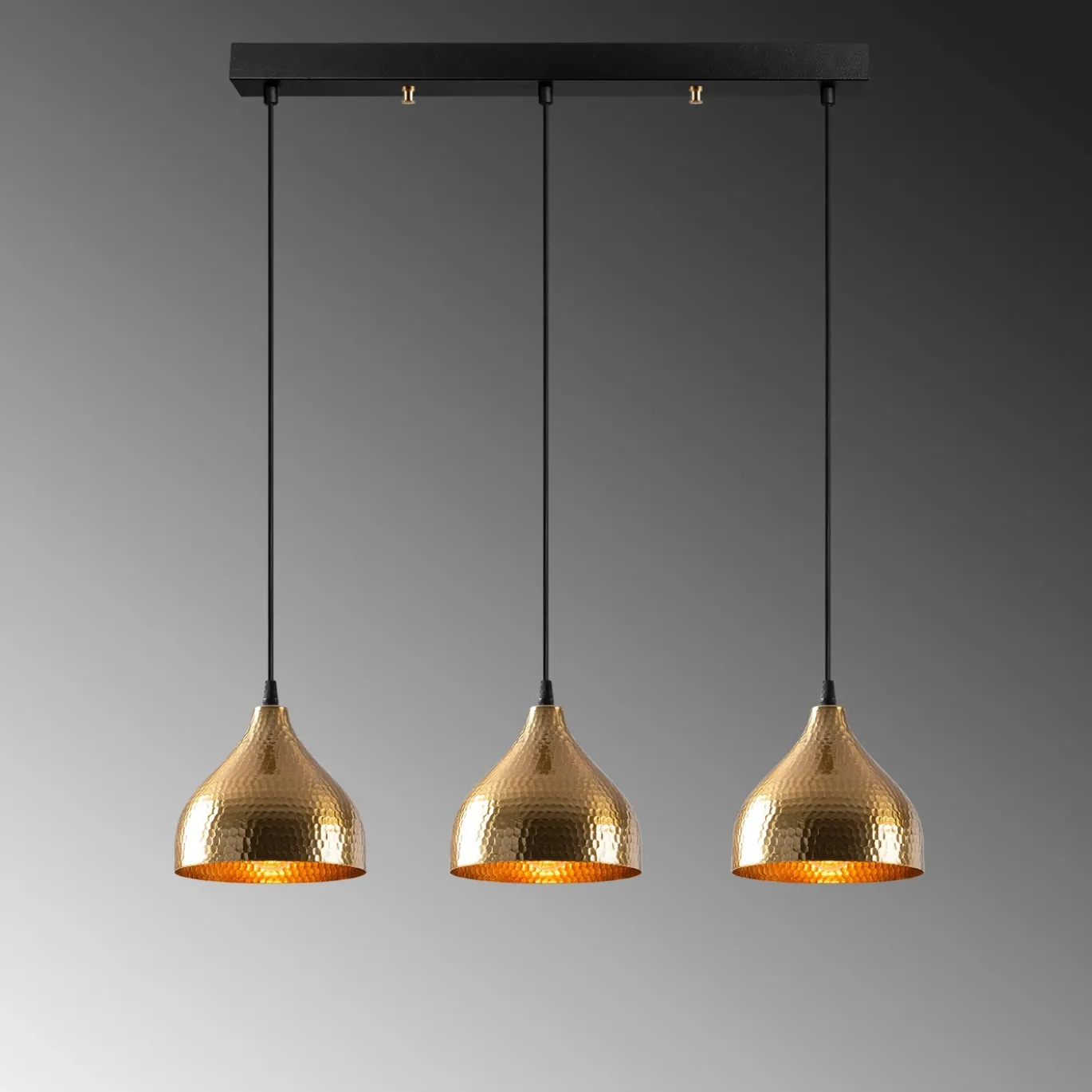 Hanglamp Tattoo 3-Lichts Brass