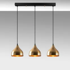 Hanglamp Tattoo 3-Lichts Brass