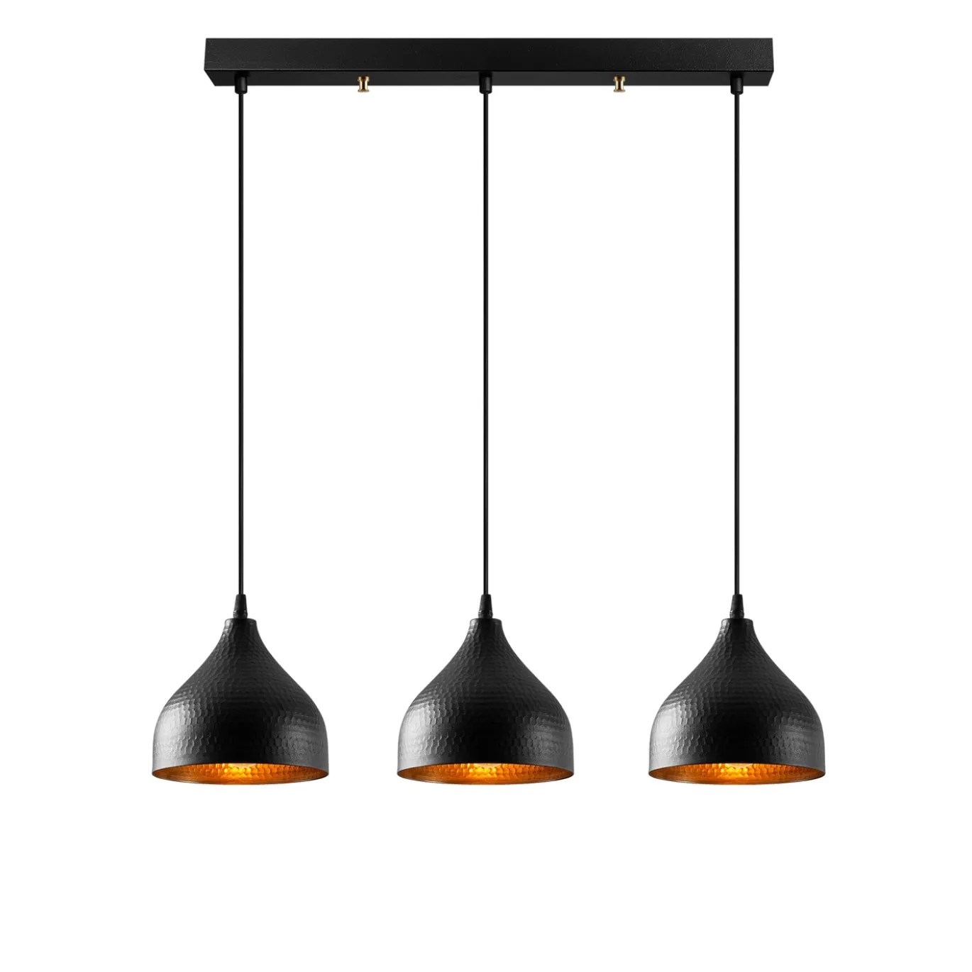 Hanglamp Tattoo Zwart 3-Lichts