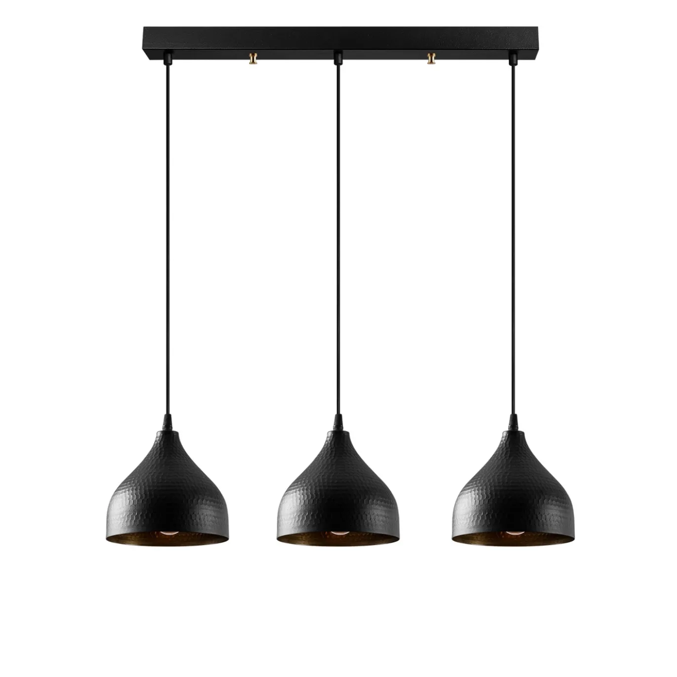 Hanglamp Tattoo Zwart 3-Lichts