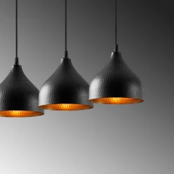 Hanglamp Tattoo Zwart 3-Lichts