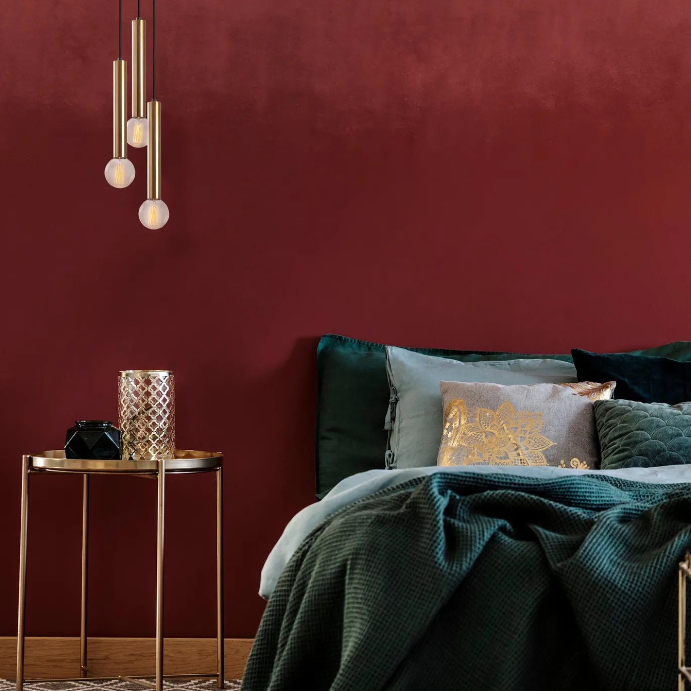 Hanglamp Tempo 3-Lichts Goud