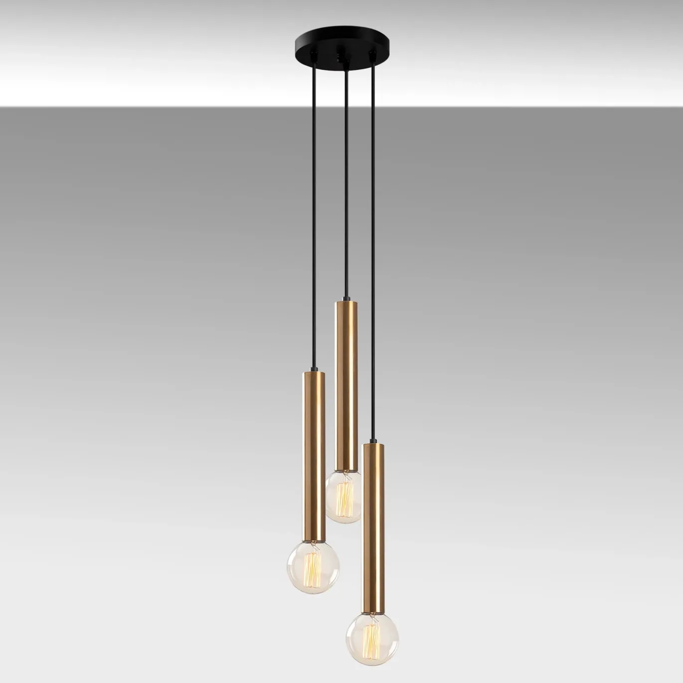 Hanglamp Tempo 3-Lichts Goud