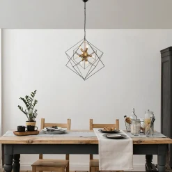 Hanglamp Till Metaal Zwart Goud