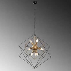 Hanglamp Till Metaal Zwart Goud