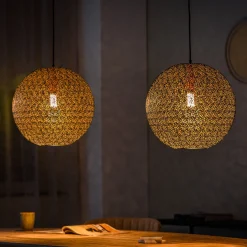 Hanglamp Truus 2-Lichts Zwart - Giga Meubel
