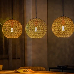 Hanglamp Truus 3-Lichts Zwart - Giga Meubel