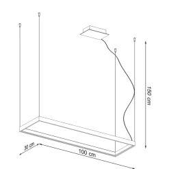 Hanglamp Tuula M Wit 3000K - Giga Meubel