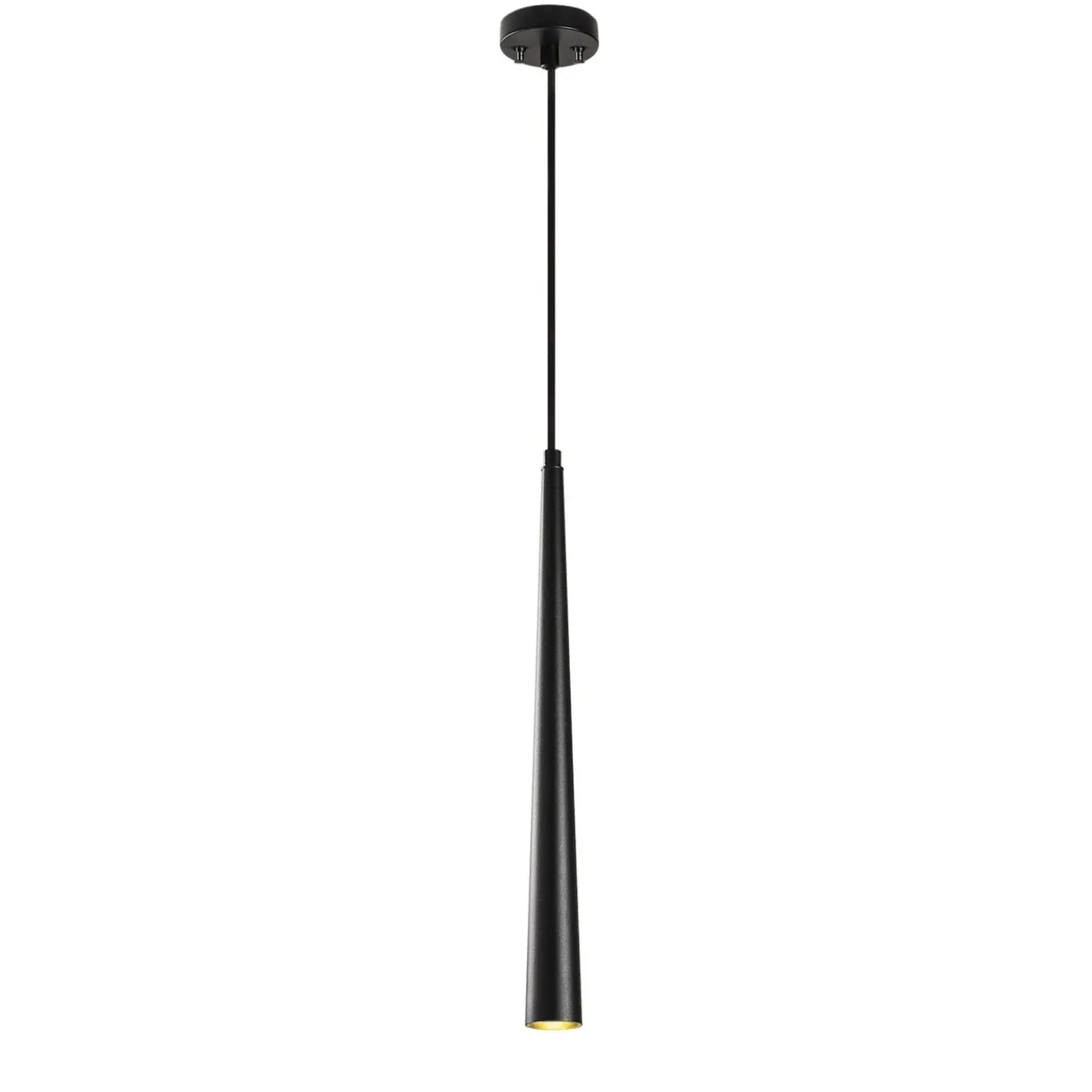 Hanglamp Ugur Zwart 1-Lichts