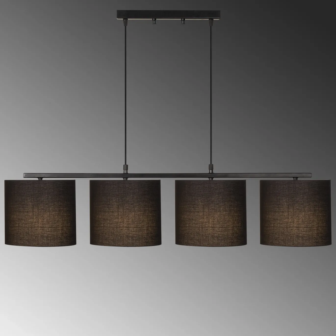 Hanglamp Valiz 4-Lichts Zwart