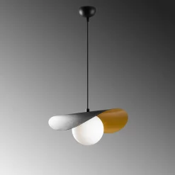 Hanglamp Vatoz Zwart/Goud 1-Lichts