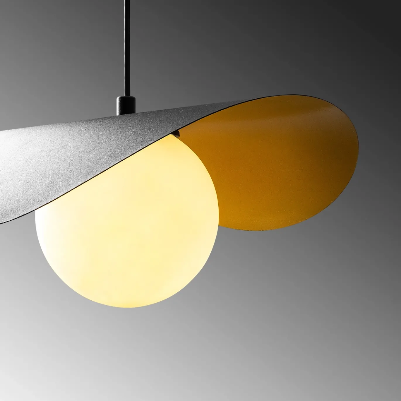 Hanglamp Vatoz Zwart/Goud 1-Lichts