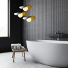 Hanglamp Vatoz Zwart/Goud 3-Lichts