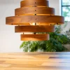 Hanglamp Walnut Hout Ø50cm M - Giga Meubel