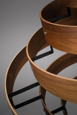 Hanglamp Walnut Hout Ø50cm M - Giga Meubel