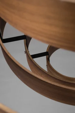 Hanglamp Walnut Hout Ø50cm M - Giga Meubel
