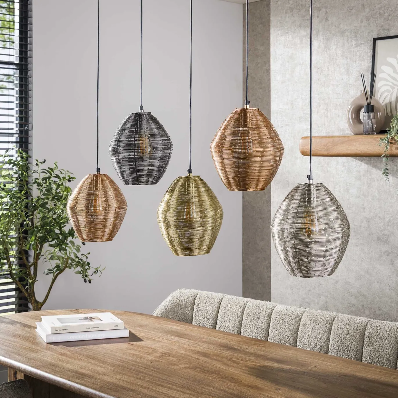 Hanglamp Web Mix 5-Lichts - Giga Meubel