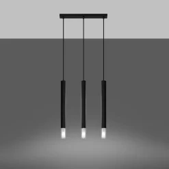 Hanglamp Wezyr 3-Lichts Zwart - Giga Meubel