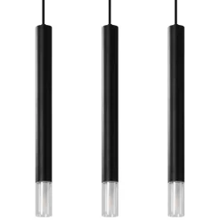 Hanglamp Wezyr 3-Lichts Zwart - Giga Meubel