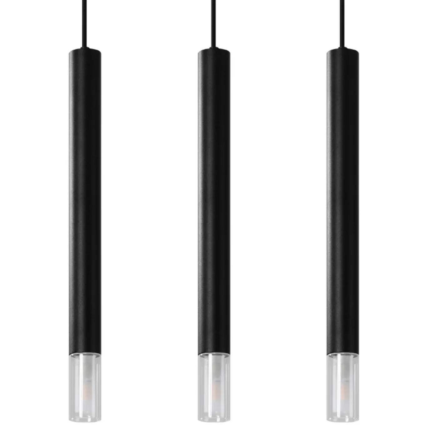Hanglamp Wezyr 3-Lichts Zwart - Giga Meubel