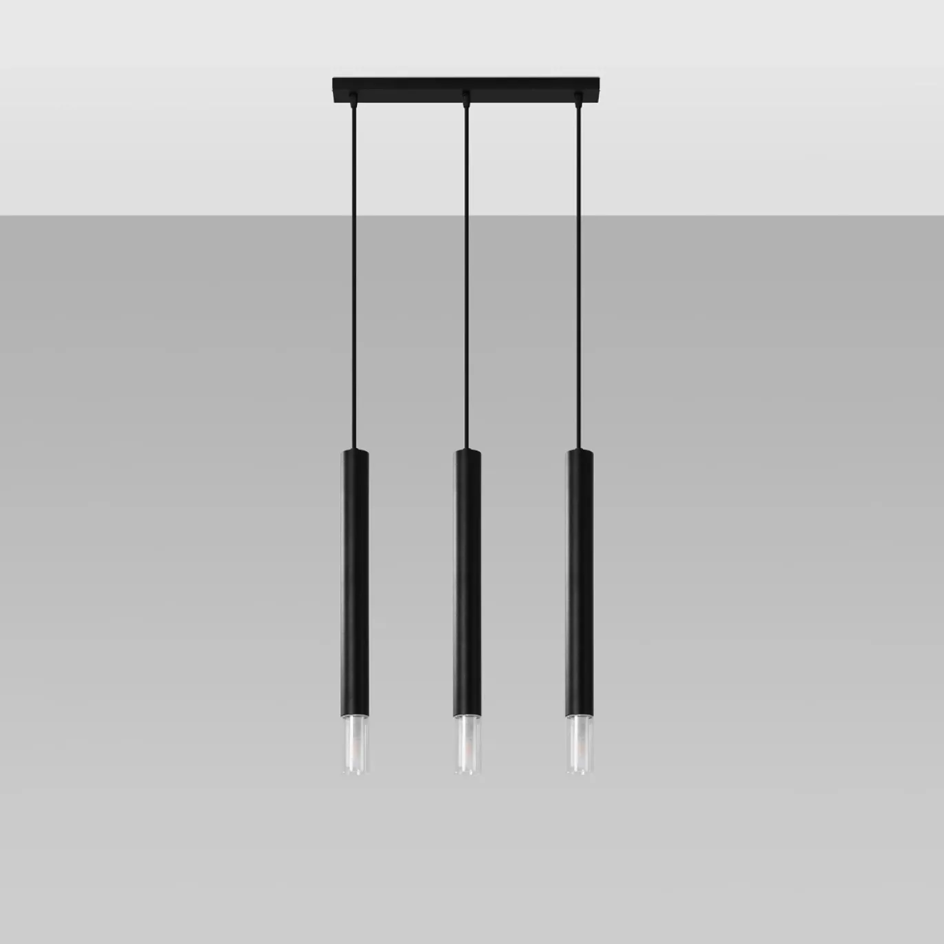 Hanglamp Wezyr 3-Lichts Zwart - Giga Meubel