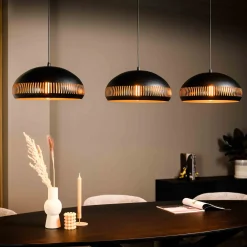 Hanglamp Willand 3-Lichts Zwart - Giga Meubel