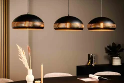 Hanglamp Willand 3-Lichts Zwart - Giga Meubel