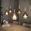 Hanglamp Wings 5-lichts Zwart - Giga Meubel