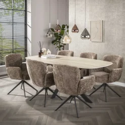 Hanglamp Wings 5-lichts Zwart - Giga Meubel