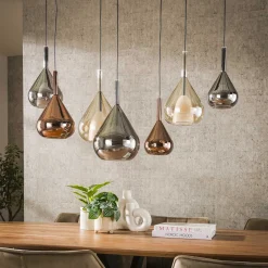 Hanglamp Wings Mix 7-Lichts Glas - Giga Meubel