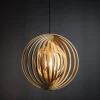 Hanglamp Woody Hout Naturel Ø43cm - Giga Meubel
