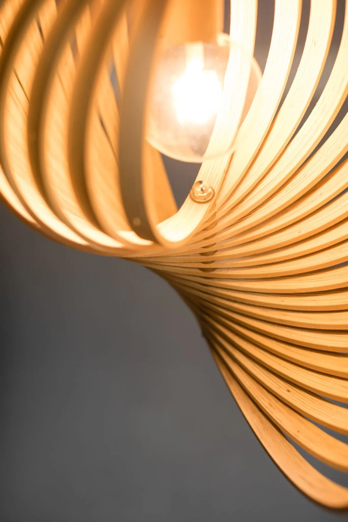 Hanglamp Woody Hout Naturel Ø43cm - Giga Meubel