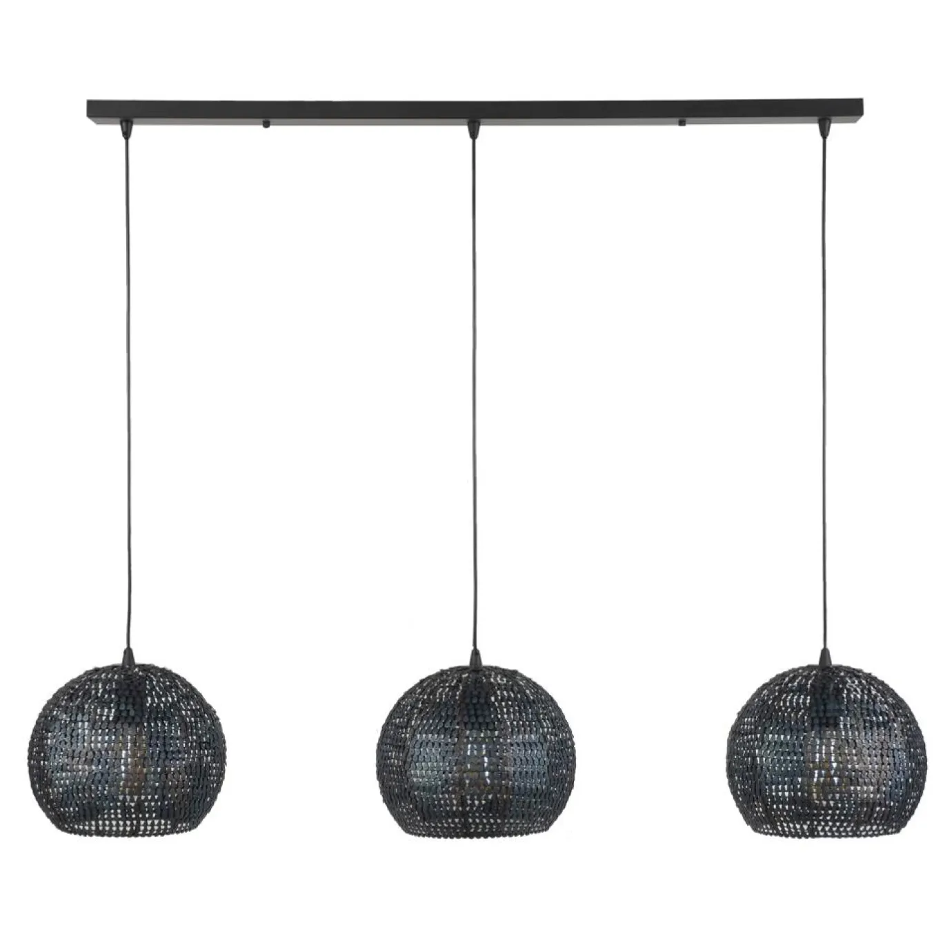 Hanglamp 3x Ø26 Armor Half Rond - Giga Meubel