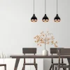 Hanglamp Yildo Zwart/Koper 3-Lichts