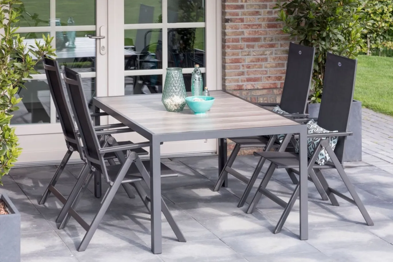Hartman Aruba Verstelbare Tuinstoel Antraciet