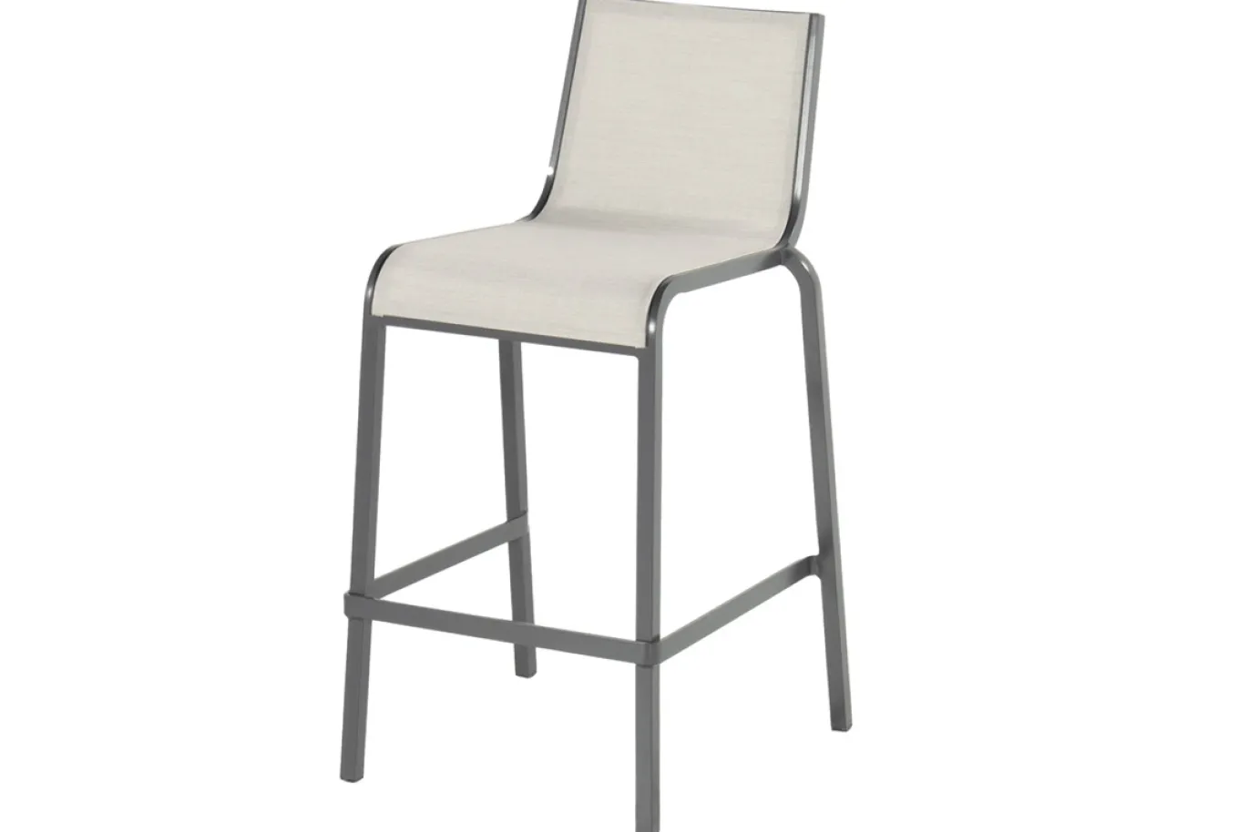 Hartman Barstoel Gina Stapelbaar Antraciet/Beige