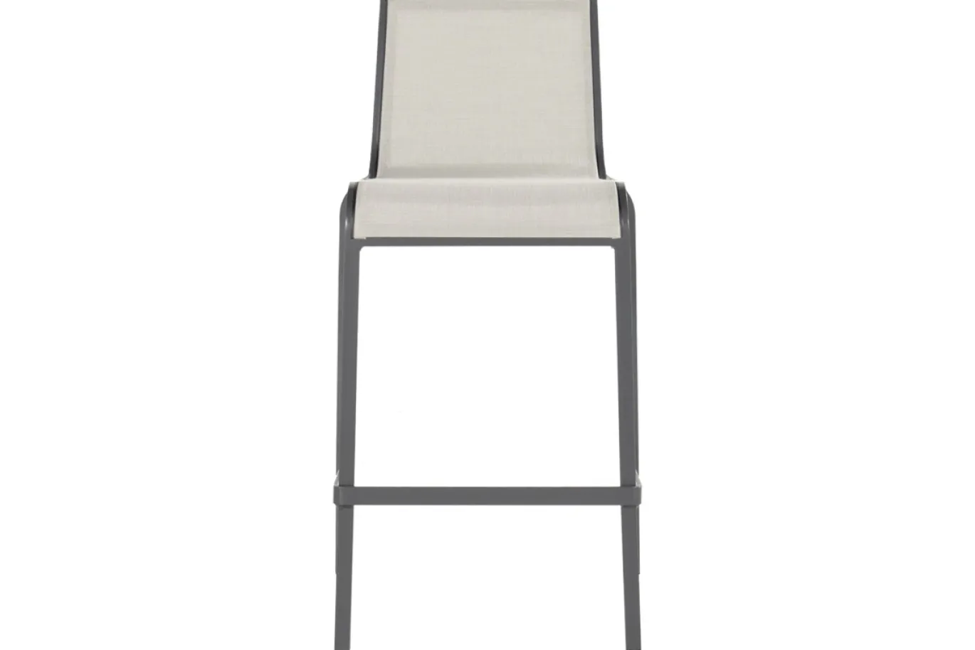 Hartman Barstoel Gina Stapelbaar Antraciet/Beige