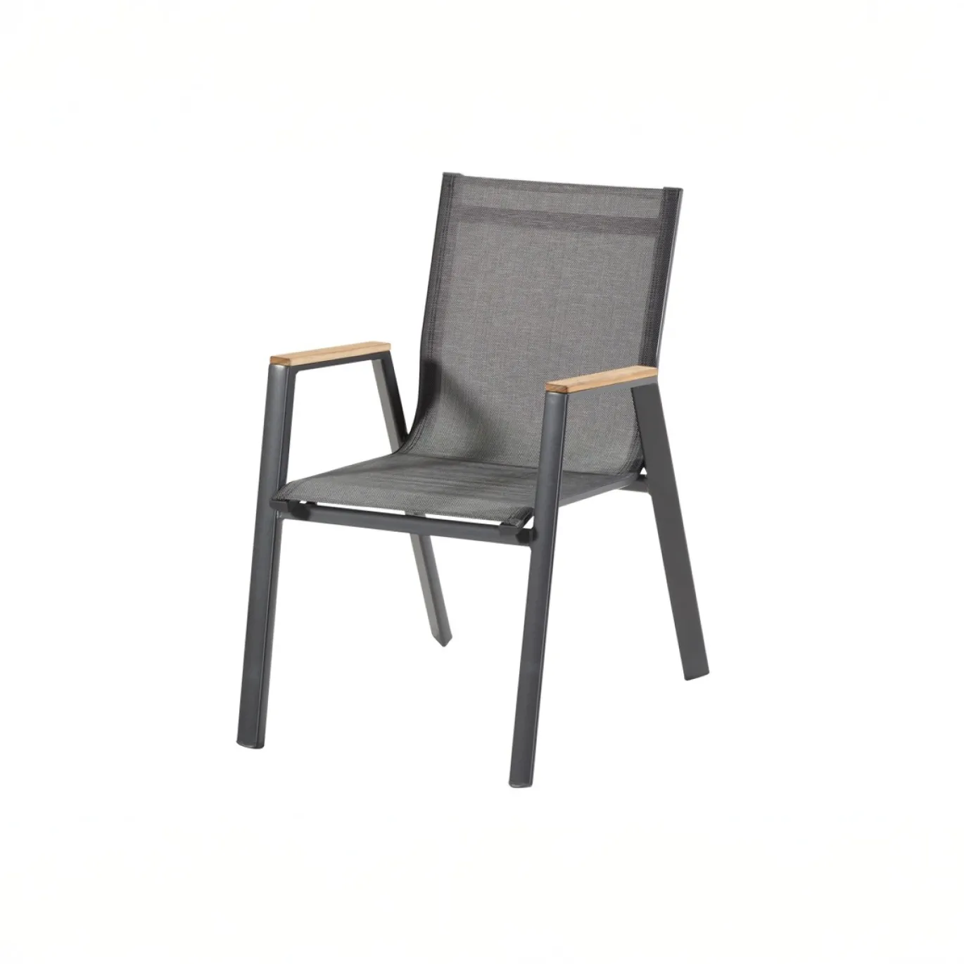 Hartman Dining Tuinstoel Aruba Teak Antraciet