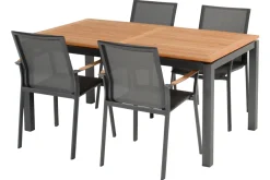 Hartman Dining Tuinstoel Aruba Teak Antraciet